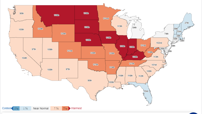 1936 tied for warmest summer on record in U.S.