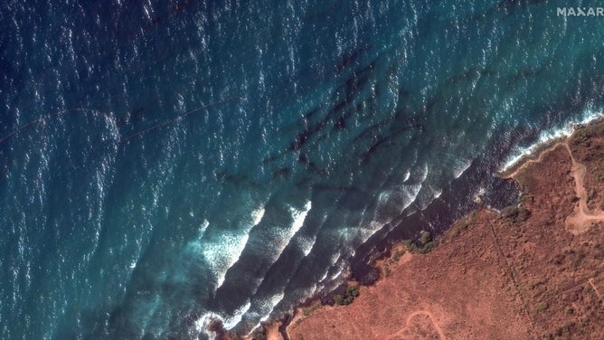 New Maxar satellite imagery of oil spill near Tobago