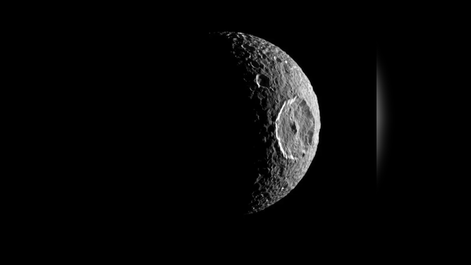 Mimas Saturn moon