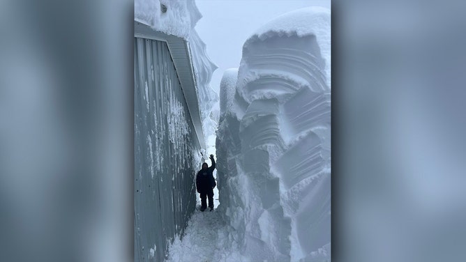 Heavy snow in Nova Scotia