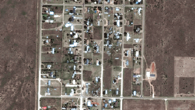 Texas Wildfire Maxar Satellite Imagery