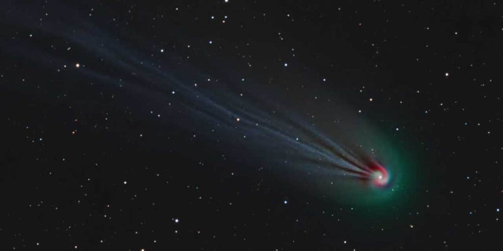 Comet 12P puts on colorful display as it approaches ahead of