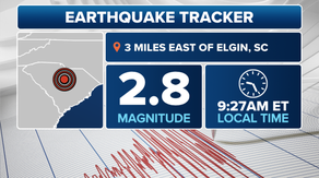 Small earthquake rattles South Carolina Saturday morning