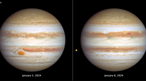 NASA's Hubble telescope captures Jupiter's giant storms swirling