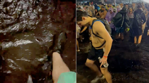 Watch: Record rains send Miami concertgoers fleeing through ankle-deep floods