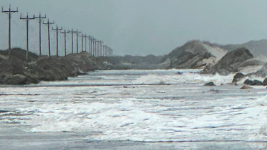 Coastal storm impacts millions along Eastern Seaboard with heavy rain, rough seas