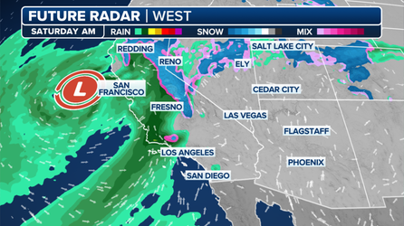 Back-to-back storms to soak West Coast, trigger flash flood threat in Southern California