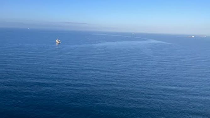 A Unified Command with representatives from the US Coast Guard (USCG), California Department of Fish and Wildlife’s Office of Spill Prevention and Response (CDFW-OSPR), and Orange County Sheriff’s Department are responding to an oil sheen observed offshore of Huntington Beach, March 8, 2024.