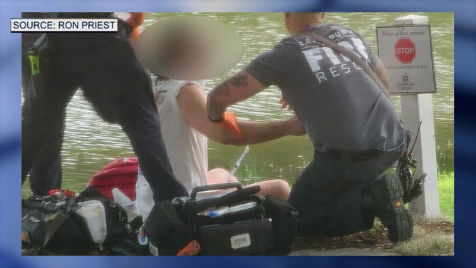 One man is in the hospital following a gator attack that happened Sunday afternoon. The Florida Fish and Wildlife Conservation Commission (FWC) estimates the gator's length to be approximately 9 feet.