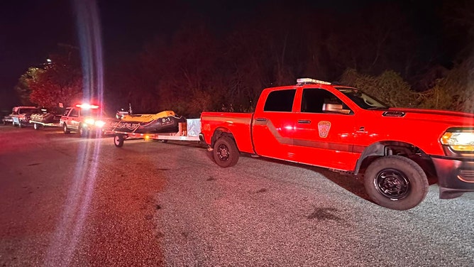 Multiple vehicles were sent into the frigid water Tuesday morning in Baltimore after a shipping container vessel collided with the Francis Scott Key Bridge, causing a portion of it to collapse.