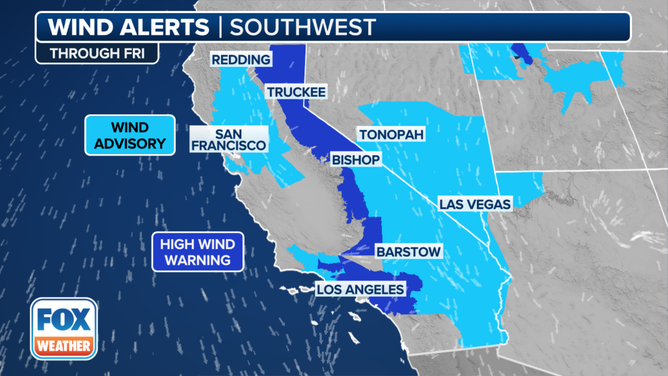 California Wind Alerts