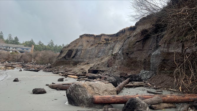 Erosion at Kalaloch, Washington.