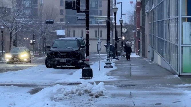The beginning of spring has brought with it a snowy theme in Madison, Wisconsin, on Friday. The snowy weather has caused a difficult morning commute and travel complications for students trying to fly out for spring break.
