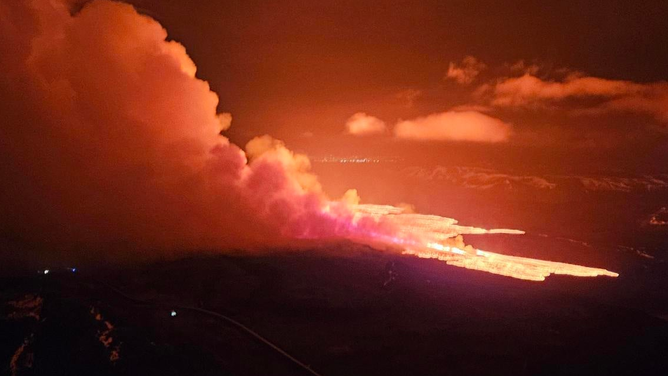 Coverage from the volcanic fissure eruption on Iceland's Reykjanes Peninsula.