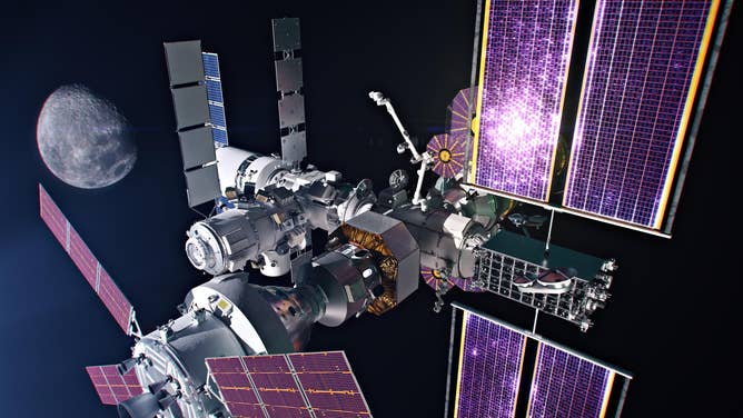 Rendering of NASA's Lunar Gateway