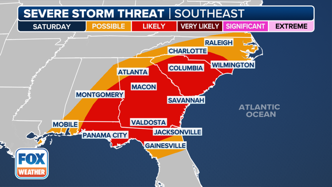 Saturday Severe Outlook