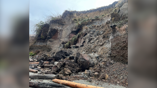 Erosion at Kalaloch, Washington.
