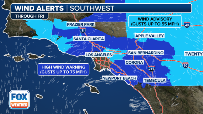 California Wind Alerts