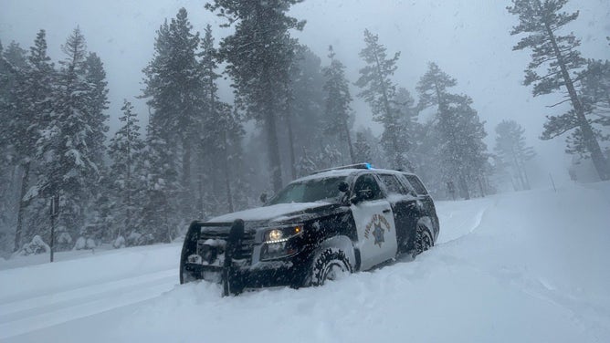 Blockbuster blizzard is slamming California with 12 feet of snow possible,  100-mph wind gusts