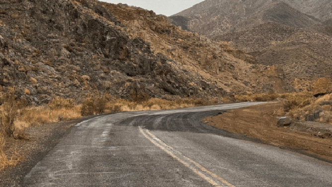 Death Valley Road Repairs