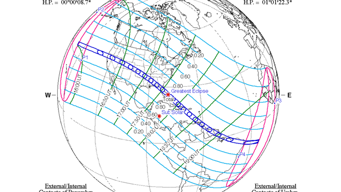 Aug. 12, 2045 total solar eclipse