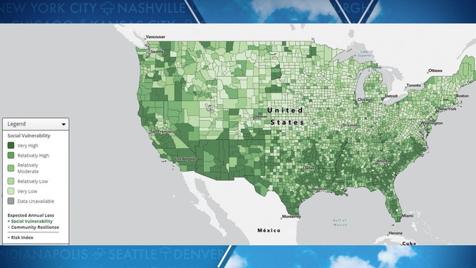 FEMA's social vulnerability