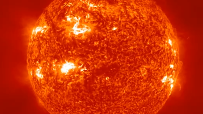 Large eruptions from the Sun on Friday
