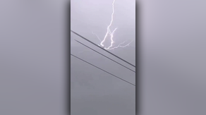 Watch: Plane hit by lightning during California storm