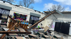 Ohio elementary school’s roof ripped off by severe storm while students were on spring break