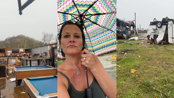 Woman shares scary encounter with possible tornado that struck campground