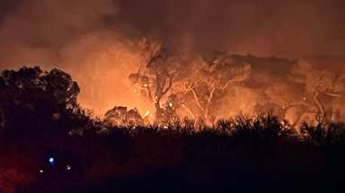1 dead after sparks start Arizona brush fire