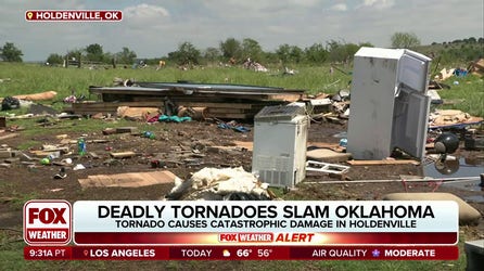 Flooding rain after killer Oklahoma tornado delays funerals of some victims