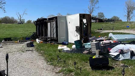 Frantic race to campground bathroom saves Missouri family from tornado that destroyed home
