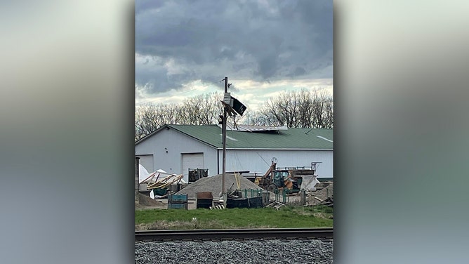 A fast-moving and intense weather system has passed through the state, resulting in power outages that AEP Ohio crews worked to fix Wednesday, April 17, 2014. An EF-1 tornado was reported in the Bucyrus area.