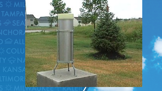 Photo of a typical rain gauge