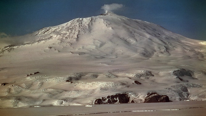 Mount Erebus Volcano, Ross Island, Antarctica.