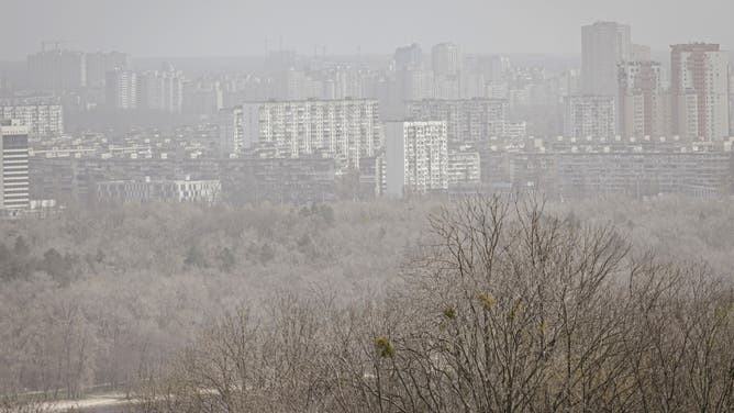 Saharan dust over Ukraine