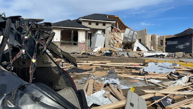 Tornado damage in Elkhorn, NE