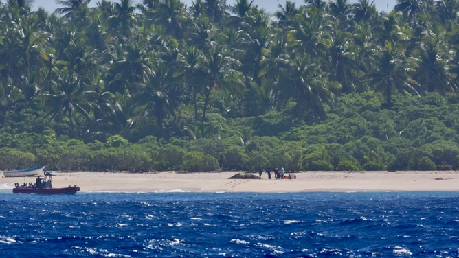 Stranded Sailors Rescued After Writing Help On Beach Of Remote Pacific Island Fox Weather