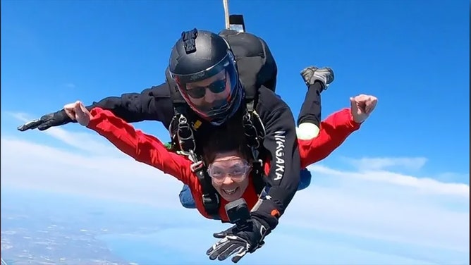 A New York skydiving center is allowing people to view the eclipse while skydiving.