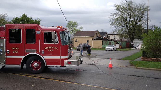 Storm damage reported in Bucyrus, Ohio on April 17, 2024