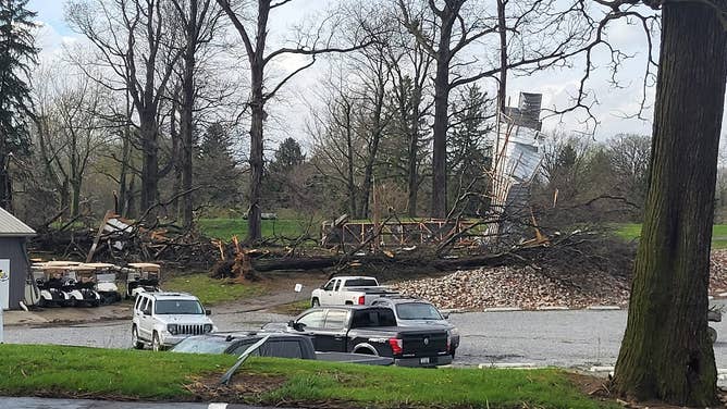 Storm damage reported in Bucyrus, Ohio