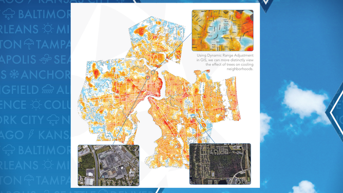 Jacksonville, Florida heat survey results from 2022