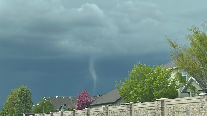 Utah landspout catches onlookers by surprise on April, 25, 2024