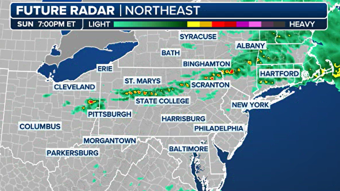 Northeast Futurecast for Sunday