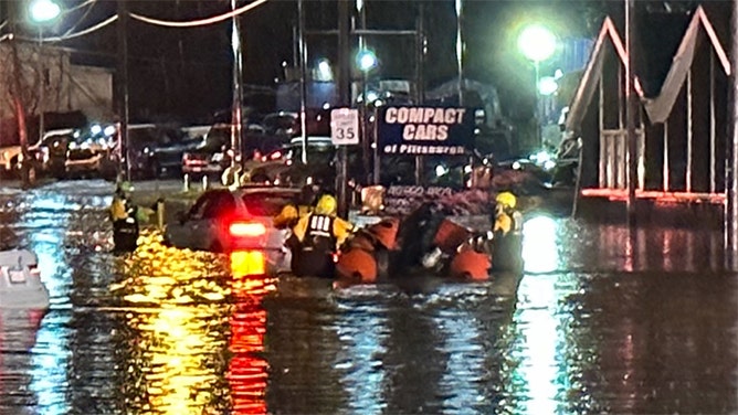 Pittsburgh area water rescue