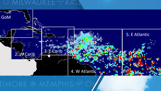 Extent of Sargassum across the Atlantic as of April 1