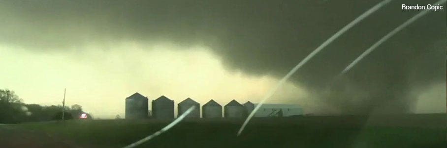 Severe storms with damaging winds, hail and tornadoes impact nation's heartland