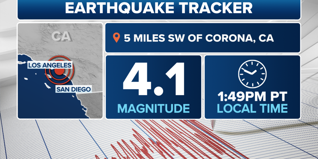 Magnitude 4.1 earthquake rattles Los Angeles area | Fox Weather