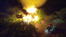 Photos: 3 homes on North Carolina island struck by lightning minutes apart